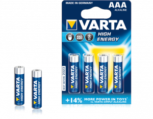 Батарейка Varta High Energy 4 pcs AAA (LR03) 4903121414