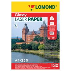 Бумага Lomond 310141 А4 130 г/м2 250 л. покрытие глянцевое белый