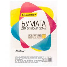 Бумага Silwerhof IG50 А4 80 г/м2 500 л. покрытие нет горчичный