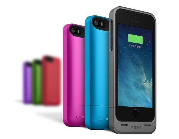 Чехол-аккумулятор Mophie Juice Pack Helium 1500 мAч Apple Iphone 5/5S серебристый