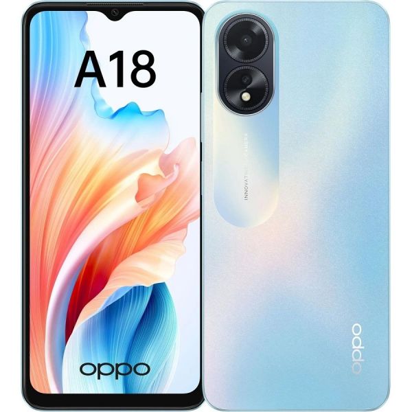 Мобильный телефон OPPO A18 2023 Android 4/128 Гб черный 631001001607/631001001867