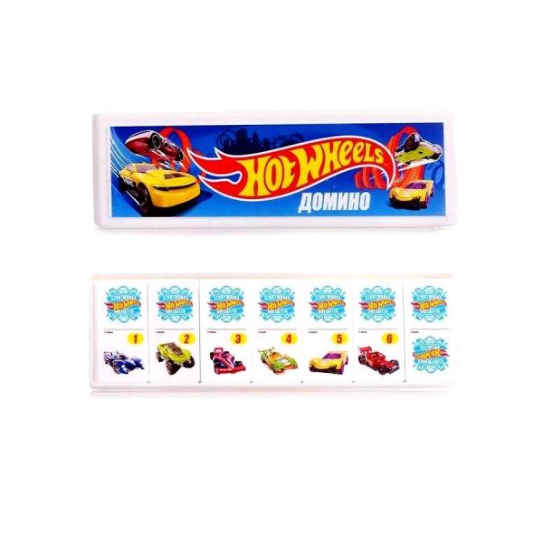 Настольная игра Нордпласт Hot Wheels Домино