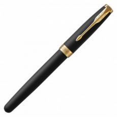 Ручка роллер PARKER Sonnet Core T528 коробка подарочная черный/золотой CW1931518